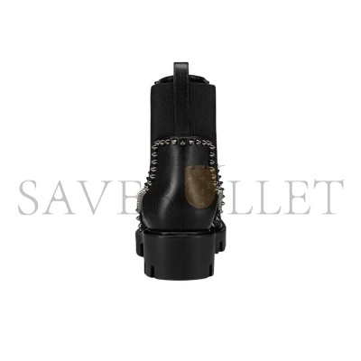 CHRISTIAN LOUBOUTIN OUT LINA EMBELLISHED LEATHER ANKLE BOOTP00728030